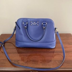 Kate Spade Blue Bowler Purse
